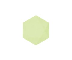 teller mini hexagon nature gruen soft 