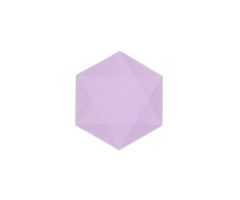 teller mini hexagon nature lavendel soft 
