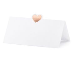 tischkarten herz rosegold 1 