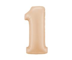 zahl 1 satin beige 