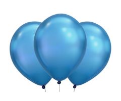 ballons blau chrome 1 