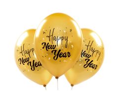 ballons happy new year gold 1 