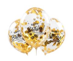 konfettiballons happy birthday gold 1 