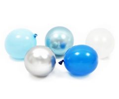miniballons mix blau 