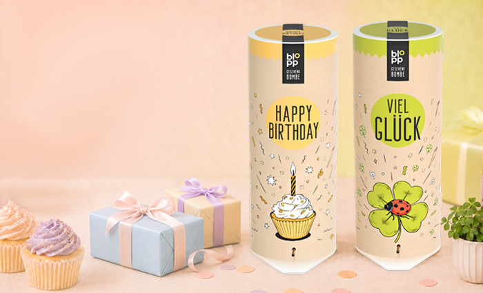 Geschenkbombe blopp